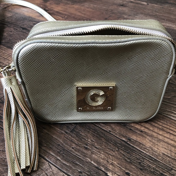 G by Guess, champagne/gold crossbody bag - Picture 2 of 4